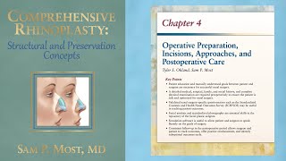 Comprehensive Rhinoplasty Chapter 4 Operative Prep Incisions Approaches and Postop care [upl. by Nylg]