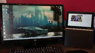 Lenovo Yoga Book as second screen with TwomonUSB [upl. by Amimej]