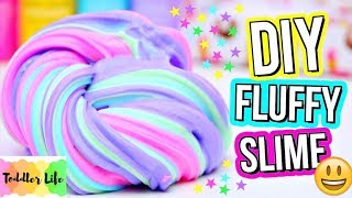 DIY Easy Slime with only 3 ingredients  No Borax No contact solution  easiest slime ever [upl. by Grantland329]