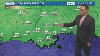 New Orleans Weather Hot humid Saturday [upl. by Htaras]