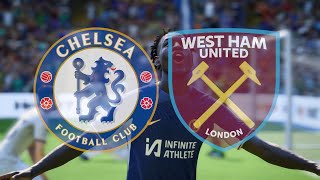 CHELSEA VS WEST HAM  ENGLISH PREMIER LEAGUE  EA SPORTS FC 24 Simulation [upl. by Civ]