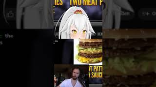 asmongold vs quadriple burger vs vtuber  purritovt on Twitch vtuber [upl. by Ramedlav]