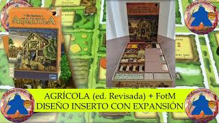 Espectacular Inserto para Agrícola  Granjeros del Páramo Juego de mesa 174 [upl. by Annair]