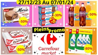 Nouveauté Catalogue Carrefour Market Les Bons Plans et Promotions Du 271223 Au 070124 [upl. by Faux]