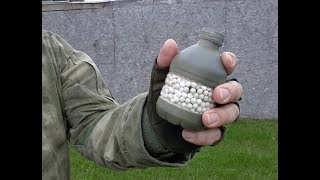 Airsoft Grenade Demonstration Neutralizer Hand Grenade [upl. by Crista]