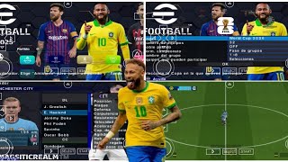 eFootball PES 2025 PPSSPP Original ISO Download  PES 2025 PSP Full Kits 25 amp Transfers 4k Graphics [upl. by Helsie]