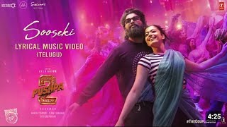 SOOSEKI The couple song lyrics video  pushpa 2 the rule  Allu Arjun Rashmika [upl. by Motteo402]