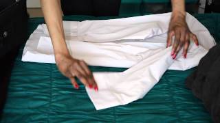 How to Pack Starched Shirts  Fold Pack amp Go [upl. by Nerw]