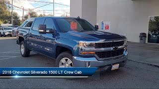 2018 Chevrolet Silverado 1500 LT Crew Cab Sacramneto Roseville Elk Grove Folsom Stockton [upl. by Clover260]