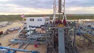 Drone at Drilling Rig [upl. by Annaiuq]