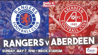 Rangers v Aberdeen  Live stream kickoff and TV details for Scottish Premiership clash [upl. by Norred]