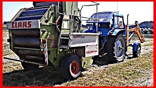 ♘㋡★МТЗ 82 и прессподборщик Claas 44s RollantMTZ 82 amp baler Claas MTZ 82 i prasa Claas Rollant 44s [upl. by Nosreve]