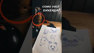 Como é a visão de um desenhista Fator para desenhar melhor arte dicas shorts [upl. by Weihs]