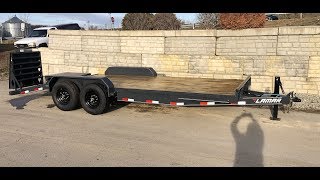 Lamar 7x20 H6 Equipment Trailer 14000 GVW Rhino Full Width Ramps H6832027 [upl. by Shipp]