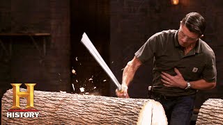 Forged in Fire Philippine War Golok SPLINTERS the Final Round Season 5 [upl. by Nylidnarb751]