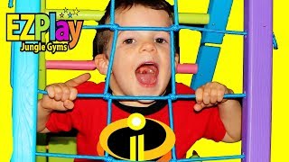 Incredibles 2 Funny Jack Jack Plays At EZPlay Park amp Opens Pikmi Pops [upl. by Einatsed]