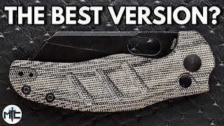 Is This The BEST Version Of This Knife Kizer Sheepdog Button Lock Folding Knife  Full Review [upl. by Yelrehs181]