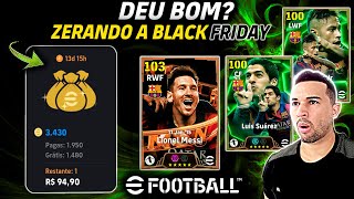 COMPREI TODAS AS MOEDAS DA BLACK FRIDAY PRA PEGAR O TRIO MSN SERÁ QUE DEU BOM NO EFOOTBALL 2025 [upl. by Notffilc]