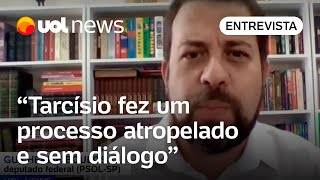 Privatização da Sabesp Tarcísio recusou diálogo e é responsável pela violência na Alesp diz Boulos [upl. by Derna228]