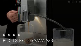 How to Programme your Bean to Cup Machine  Smeg BCC13 [upl. by Aphrodite191]