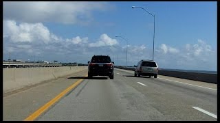 Hampton Roads BridgeTunnel westbound [upl. by Auqeenwahs621]