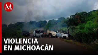 CJNG irrumpe en Díaz Ordaz Michoacán reportan extorsión en zona aguacatera [upl. by Uyerta570]