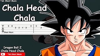 Dragon Ball Z OP 1  Chala Head Chala Guitar Tutorial [upl. by Eatnuhs]