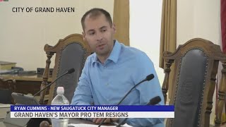 Grand Haven celebrates mayor pro tem during his final council meeting [upl. by Kirven]