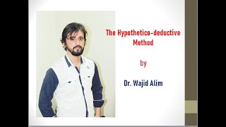 The HypotheticoDeductive Method  Steps in the hypotheticodeductive method  Gaurav Soin [upl. by Trudi]