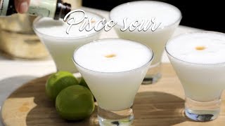 COMO PREPARAR PISCO SOUR EN LICUADORA  COMIDA PERUANA  RECETA DE ACOMERPE [upl. by Asiel924]