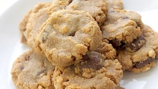 4 Ingredient Peanut Butter Cookies  Simply Bakings [upl. by Aliber73]