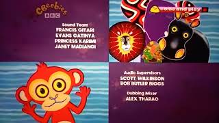 tinga Tinga tales end credits 1988 cbeebies [upl. by Aicylla]