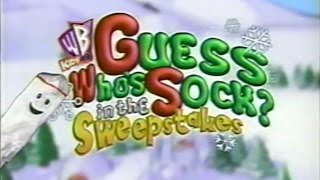 Kids WB 2004  Holiday Guess Whos In The Sock Sweepstakes Reveal Blue Eyes [upl. by Sprage]