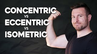 Easiest Way to Remember Contraction Types Concentric vs Eccentric vs Isometric  Corporis [upl. by Filia]