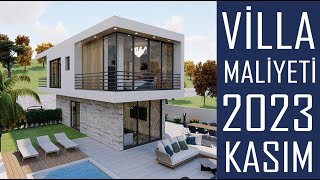 Müstakil Ev Maliyeti 2023  Villa İnşaat Maliyeti  Müstakil Ev Yapımı  Kaba İnşaat Maliyeti [upl. by Einatsed141]