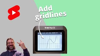 TI 84  How to add gridlines to graphs [upl. by Ahsei]