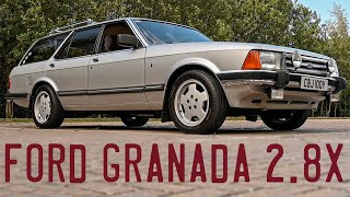 1982 mk2 Ford Granada Ghia X 28 Estate Goes for a Drive [upl. by Terris]