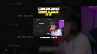 Trolling Indian Zoom Classes😂  shorts YoutubeShorts [upl. by Ruberta]