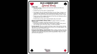 Special Hands  Rules Cards Required Penalties Scoring in Modern American Canasta [upl. by Wendi]