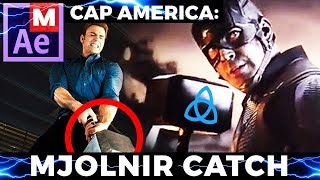 MARVEL AVENGERS ENDGAME Captain America  Mjolnir Catch  Thor Hammer  After Effects Tutorial [upl. by Weinstock]