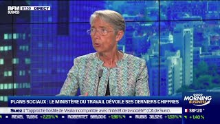 Elisabeth Borne Ministère du Travail  Vers un nouveau durcissement des mesures sanitaires [upl. by Neyut]