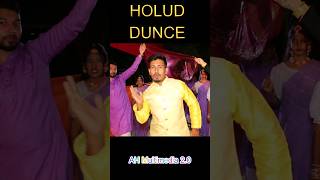 🥰Holud dance performance💥 wedding dance tiktok love funny shorts [upl. by Ociram183]