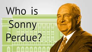 Who is new agriculture secretary Sonny Perdue [upl. by Skantze]