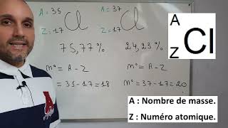 Exercice Isotope et Ar du chlore [upl. by Atinoj]