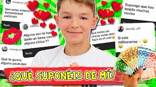 REACCIONANDO a lo QUE SUPONEN DE MI 👦 ¿Soy ADOPTADO 😘 ¿Soy NOVIO de alguna YOUTUBER 🤷‍♂️ [upl. by Eniamerej]