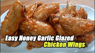 Easy Honey Glazed Chicken Wings Recipe [upl. by Shulins654]