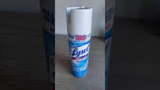 Lysol Disinfectant Spray Sanitizing and Antibacterial Spray Review [upl. by Slerahc]