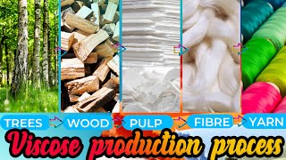 Viscose Rayon Manufacturing Process Properties and Uses [upl. by Cowden]