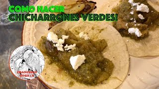 Chicharrones Verdes [upl. by Anyr]