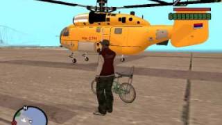 Gta san andreas new helicopter mod [upl. by Etana]